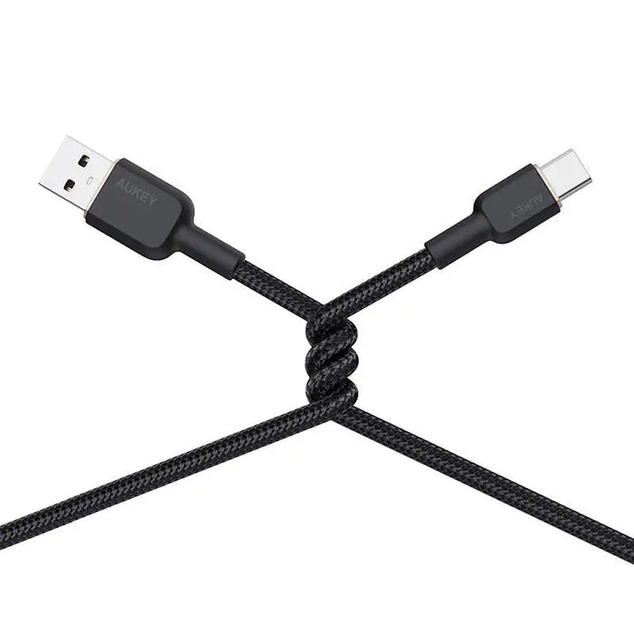 Кабел Aukey CB-NAC1 USB-A към USB-C 1m черен