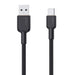 Кабел Aukey CB-NAC2 USB-A към USB-C 1.8m черен