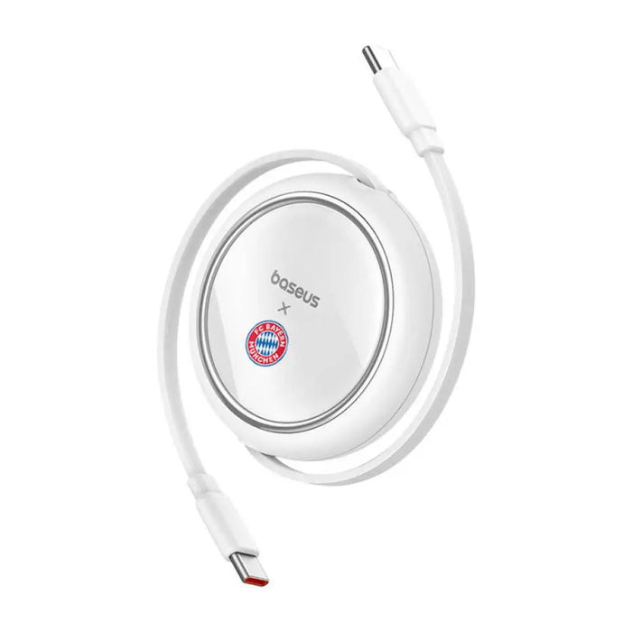 Кабел Baseus Bayern Edition USB-C / USB-C 100W бял