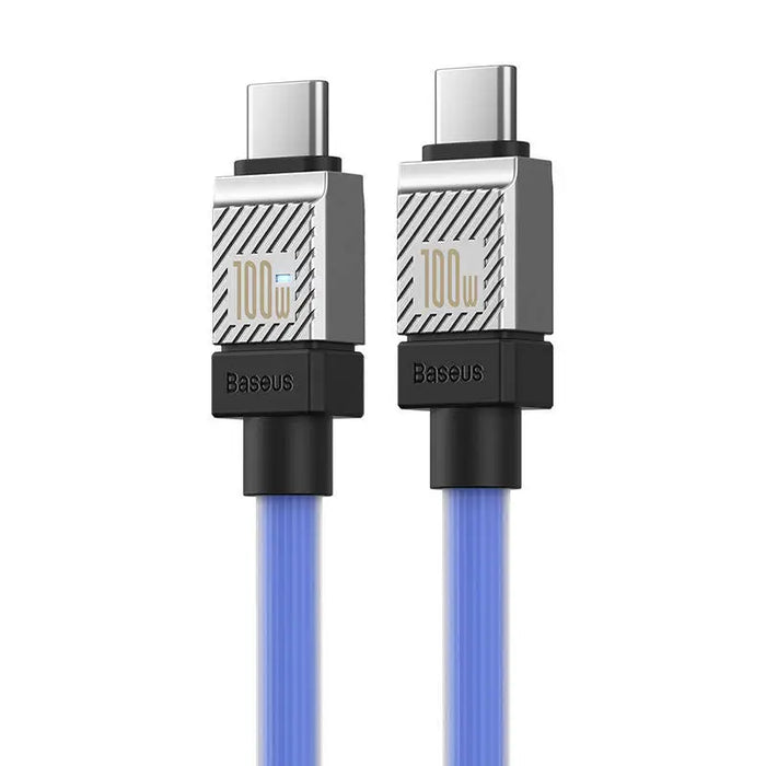 Кабел Baseus CoolPlay USB - C към 100W 1m син