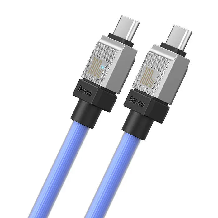 Кабел Baseus CoolPlay USB - C към 100W 1m син