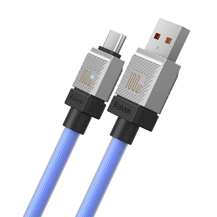 Кабел Baseus CoolPlay USB към USB - C 100W 2m син