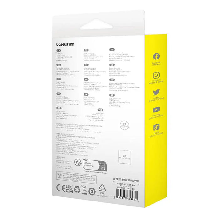Кабел Baseus Explorer 2.4A 1m черен