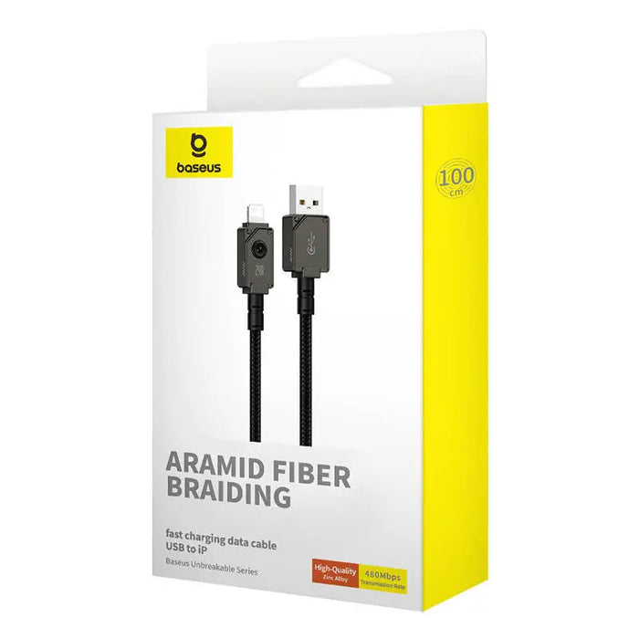 Кабел Baseus Explorer 2.4A 1m черен