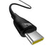Кабел Baseus Flash 2 USB-A / USB-C 100W 2m черен