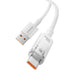 Кабел Baseus Flash USB - C 6A,2m бял