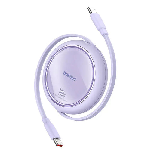 Кабел Baseus Free2Draw USB-C към USB-C PD 100W 1m лилав