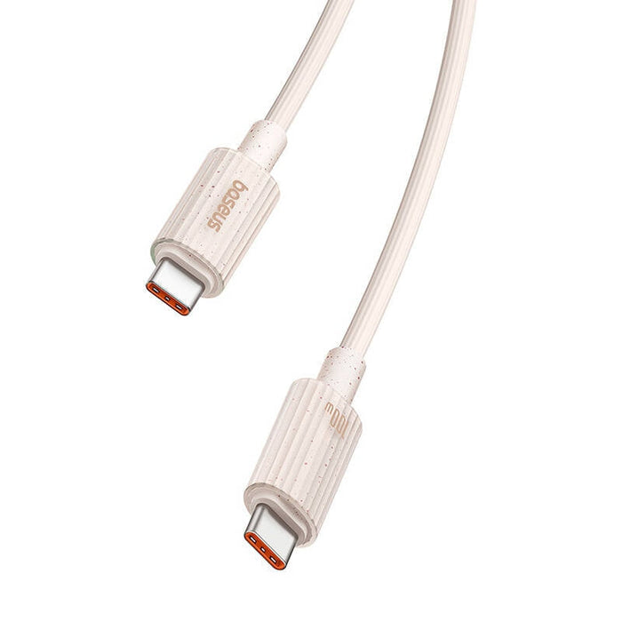 Кабел Baseus Habitat Series USB-C към USB-C 100W 1m розов