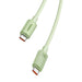Кабел Baseus Habitat Series USB-C към USB-C 100W 2m зелен