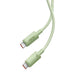 Кабел Baseus Habitat Series USB-C към USB-C 1m 100W зелен