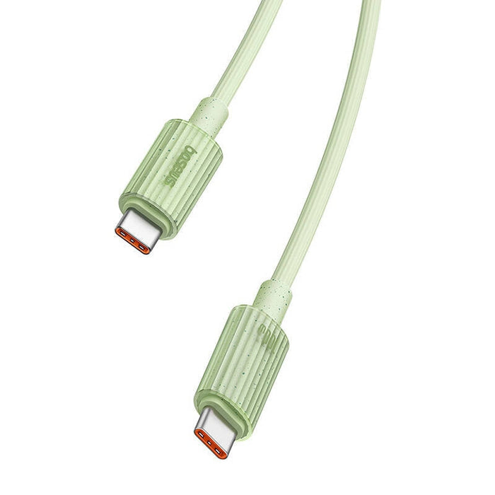 Кабел Baseus Habitat Series USB-C към USB-C 1m 100W зелен