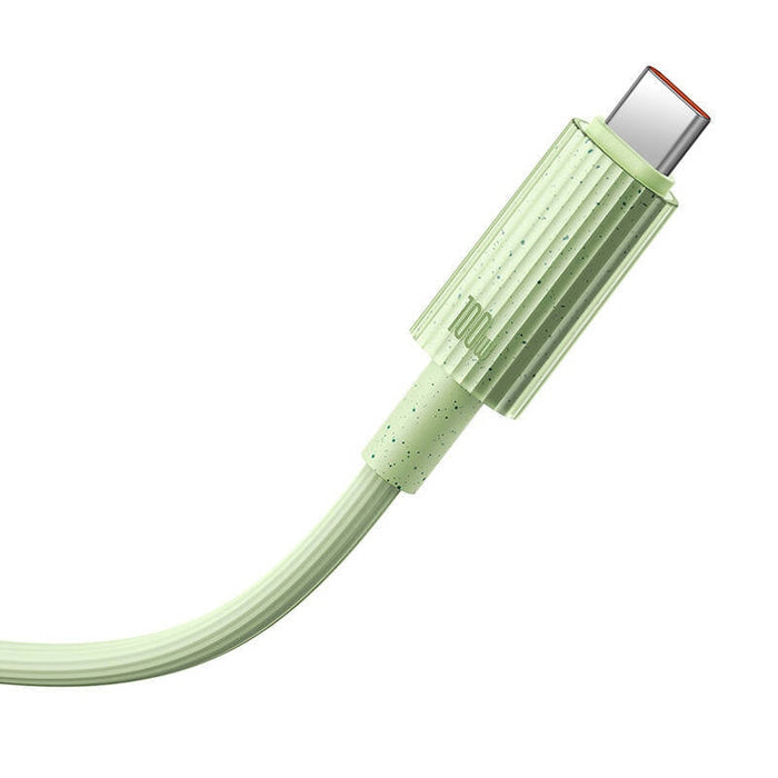 Кабел Baseus Habitat Series USB към USB-C 100W 1m зелен