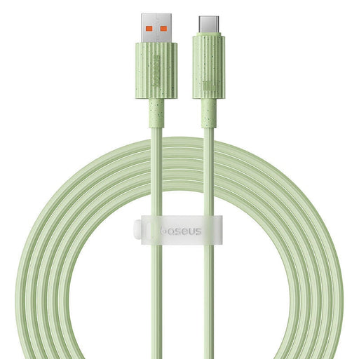 Кабел Baseus Habitat Series USB към USB-C 100W 2m зелен