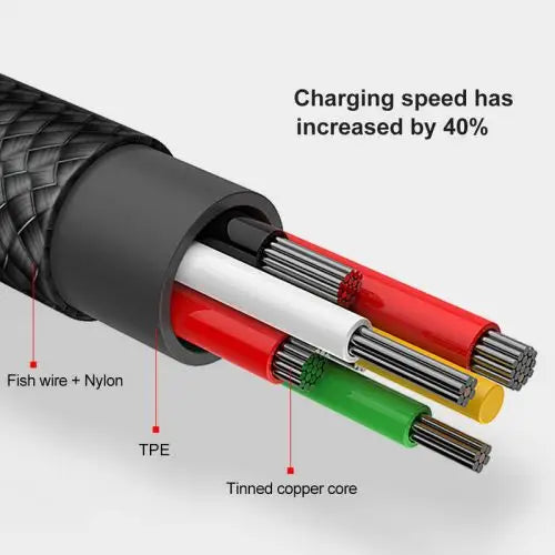 Кабел Baseus Lightning 2А 1m черен