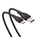 Кабел Baseus Pudding Series 100W USB-A - USB-C 2 м - Черен