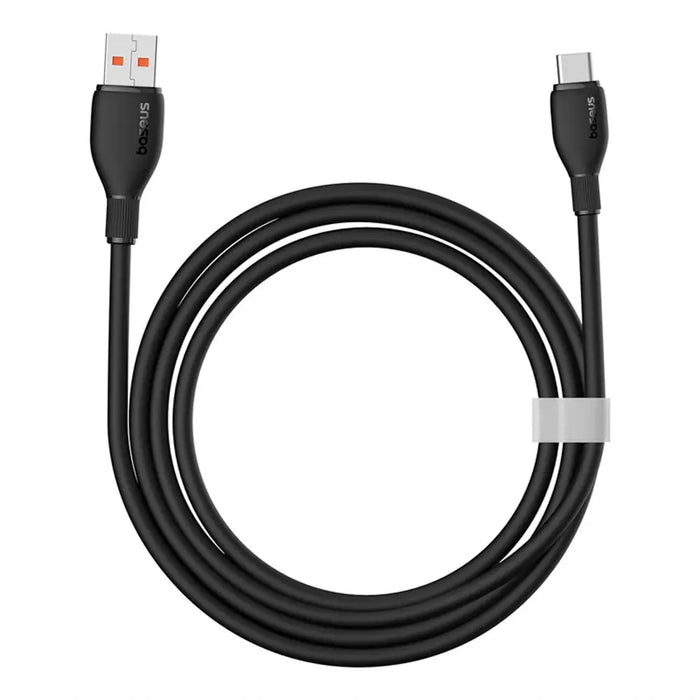 Кабел Baseus Pudding Series 100W USB-A - USB-C 2 м - Черен