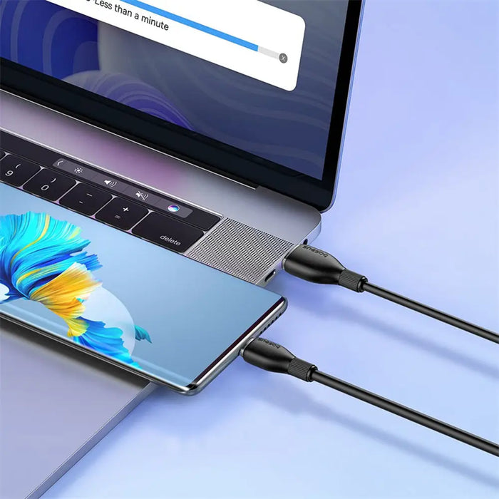 Кабел Baseus Pudding Series 100W USB-A - USB-C 2 м - Черен
