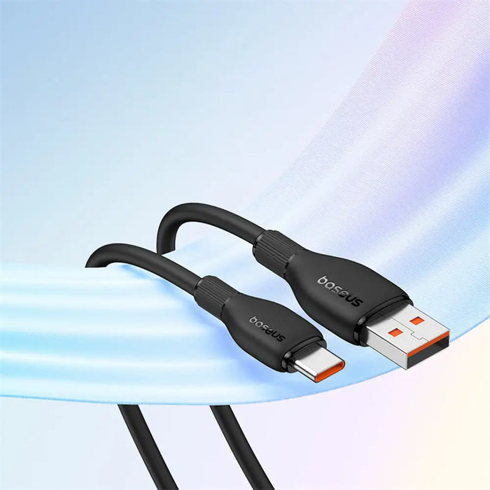 Кабел Baseus Pudding Series 100W USB-A - USB-C 2 м - Черен