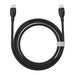 Кабел Baseus Pudding Series USB-C - USB-C 100W 1.2 м - Черен