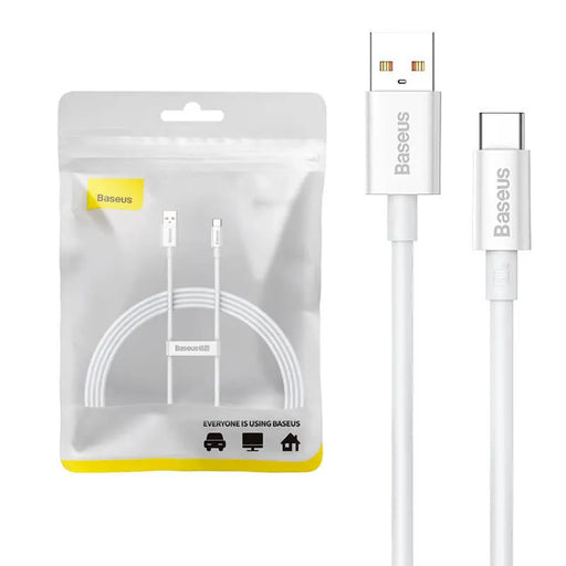 Кабел Baseus Superior USB към USB - C 100W 1.5m бял