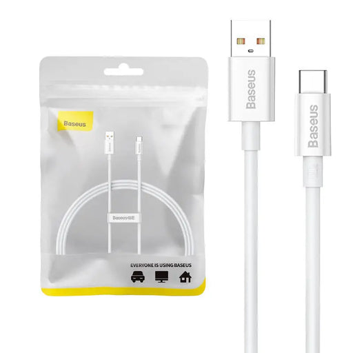 Кабел Baseus Superior USB към USB - C 100W 1m бял