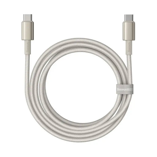 Кабел Baseus Tungsten Gold USB - C към USB - C 100W