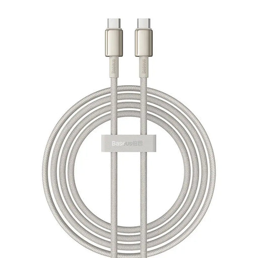 Кабел Baseus Tungsten Gold USB - C към USB - C 100W