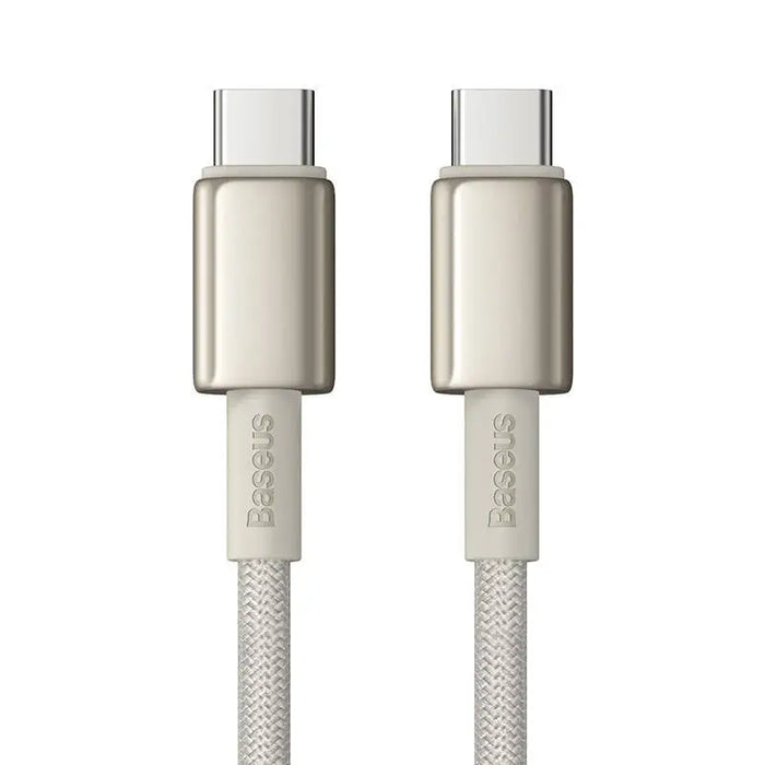 Кабел Baseus Tungsten Gold USB - C към USB - C 100W