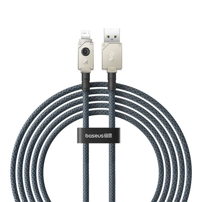 Кабел Baseus USB към Lightning 2.4A 2m бял