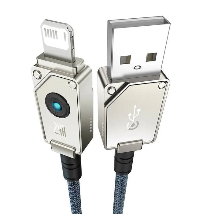 Кабел Baseus USB към Lightning 2.4A 2m бял