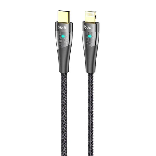 Кабел Budi USB - C към Lightning 20W 1.5m черен