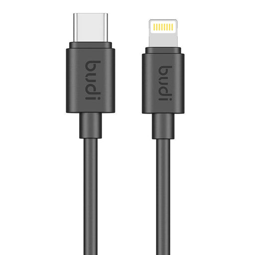 Кабел Budi USB-C към Lightning 35W 1.2m черен