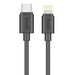 Кабел Budi USB-C към Lightning 35W 1.2m черен