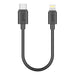 Кабел Budi USB-C към Lightning 35W 25cm черен
