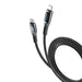 Кабел Cellularline USB C към USB C с дисплей 5A 100W 2м