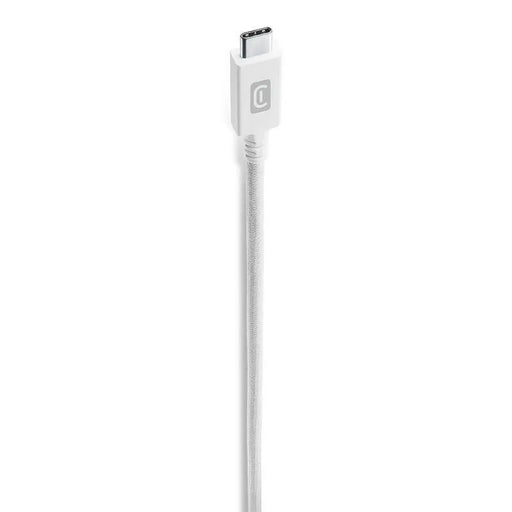 Кабел Cellularline USB C to USB C 5A 10 Gbps 100W 1.5 м бял