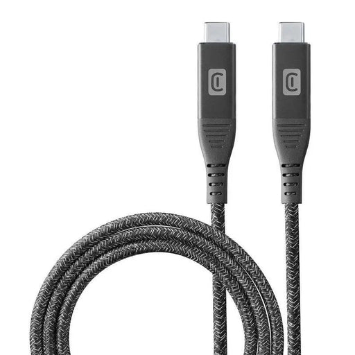 Кабел Cellularline USB C to USB C 5A 10 Gbps 100W 1 м черен