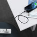 Кабел Choetech IP0039 USB - C към Lightning MFi 1.2m черен