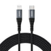 Кабел Choetech IP0039 USB - C към Lightning MFi 1.2m черен