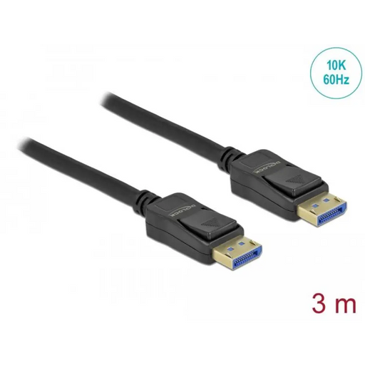 Кабел Delock DisplayPort 2.0 мъжко DisplayPort 2.0 мъжко