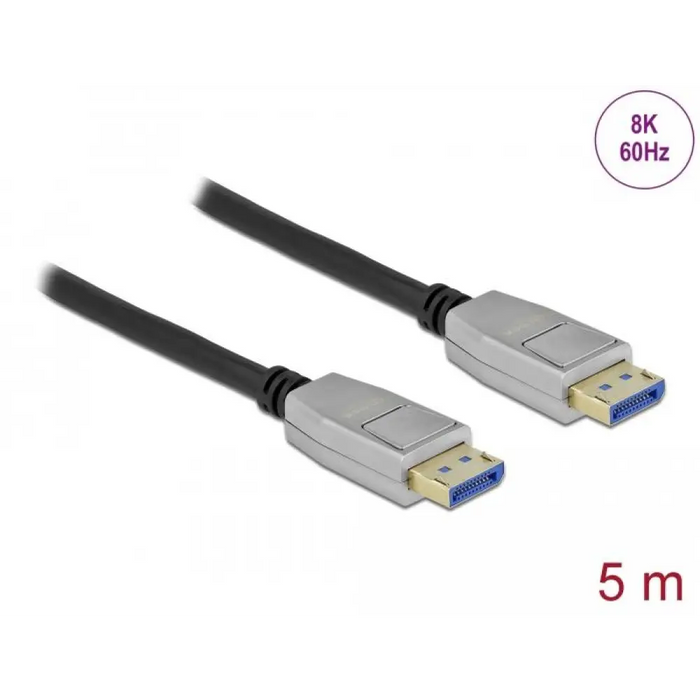 Кабел Delock DisplayPort 2.0 мъжко - DisplayPort мъжко 5.0м