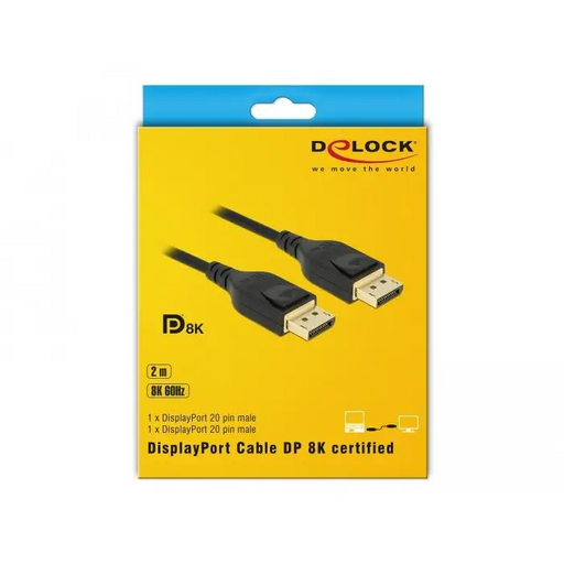 Кабел Delock DisplayPort мъжко - DisplayPort