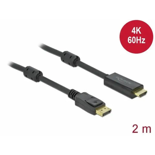 Кабел Delock DisplayPort мъжко - HDMI мъжко