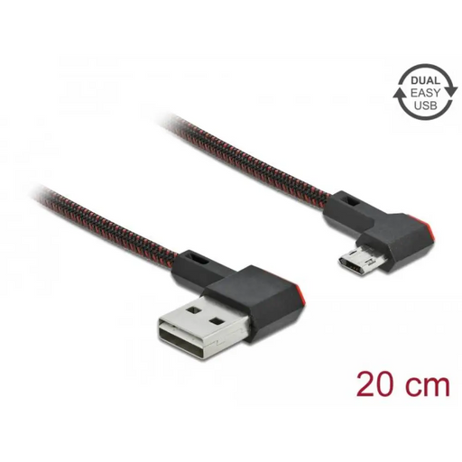 Кабел DeLock EASY-USB 2.0 Type-A мъжко - EASY-USB Micro-B