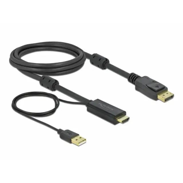 Кабел Delock HDMI мъжко - DisplayPort USB