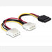 Кабел DeLock Power 4 pin мъжко към SATA 15 pin