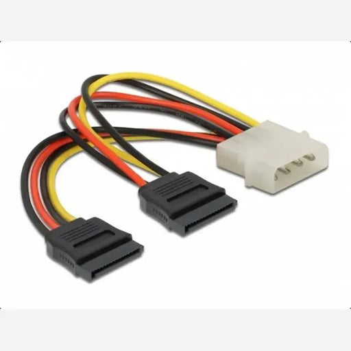 Кабел DeLock Power Molex 4 Pin мъжко към 2 x