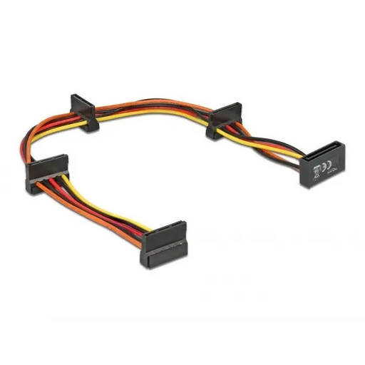 Кабел Delock Power SATA > 4 x SATA 15 Pin 40cm
