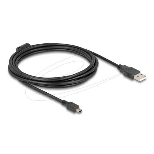 Кабел Delock USB 2.0 мъжко към mini-B USB 2.0 мъжко двойно