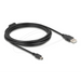 Кабел Delock USB 2.0 мъжко към mini-B USB 2.0 мъжко двойно